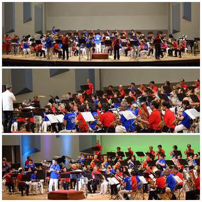 蒲郡シニア・ほうらい吹奏楽団「海と山の交流コンサート」開催