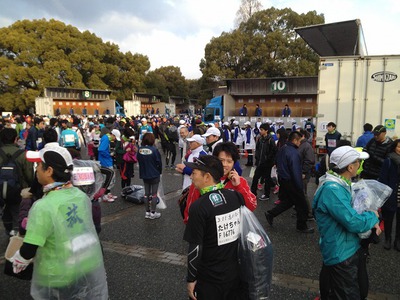 京都マラソン写真集（中間地点まで）【2014年２月１６日】