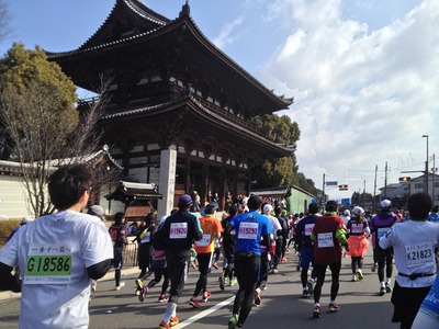 京都マラソン写真集（中間地点まで）【2014年２月１６日】