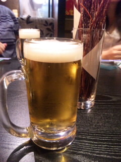 久々の外飲み