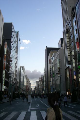 銀座に魅了される
