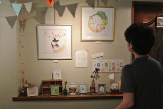 個展へ