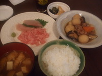 夜ごはんお刺身