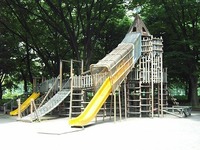 恐怖のすべり台。
