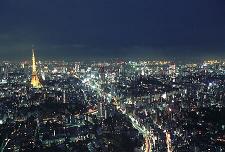 夜の。