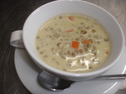 Potage aux lentilles