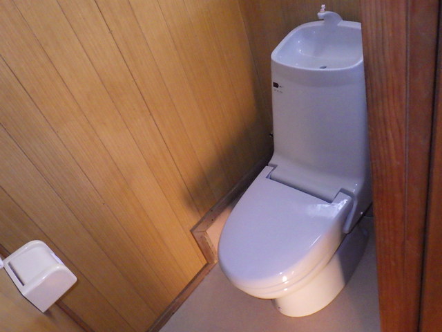 18年前に自分が取り付けた便器
