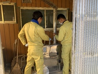 石油給湯器取替工事
