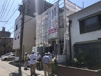 厳しい目で 安全パトロール
