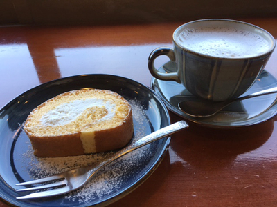 旅先でカフェ♪