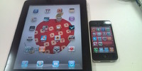 ipad&iphone4＆scan snap
