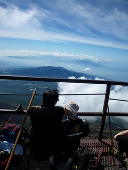 家族旅行　富士登山