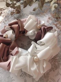 明日10(木)～14(月)はXmasMarket！リボンリースのワークショップをご紹介\(ˊᗜˋ*)/