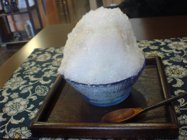 甘酒かき氷