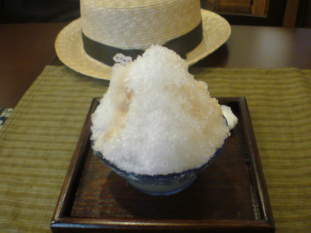 甘酒かき氷