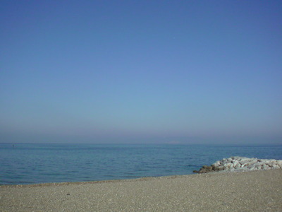仁崎の海にて