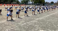 運動会の練習