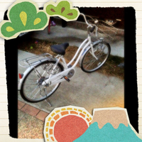 ムスコ、大人用自転車デビュー♪