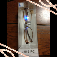 JINS  PCとダブルガーゼ♪