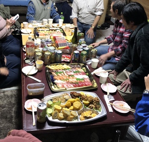 中学担任恩師宅に集う会 2017冬