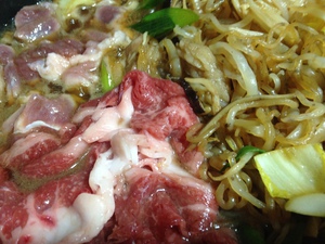 猪肉すき焼き