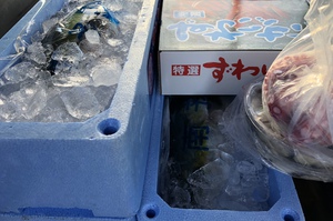 年末の魚市場