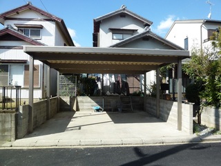 カーポート施工例