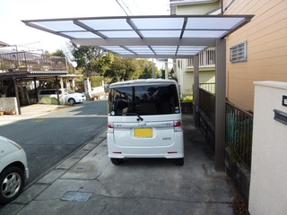 カーポート施行例
