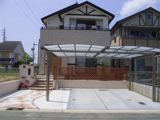 カーポート施工例