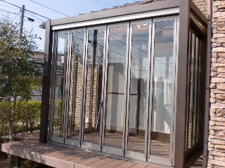 ｶﾞｰﾃﾞﾝﾙｰﾑ施工例