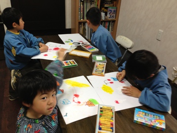 3月　豊川PF教室・豊川教室　連想お絵描き！