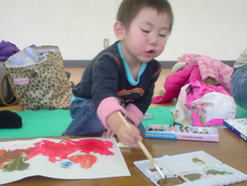 ２、３歳専門講座　寒いなあって思ったときの絵！