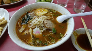 悟空亭＠弥生町で味噌ラーメン