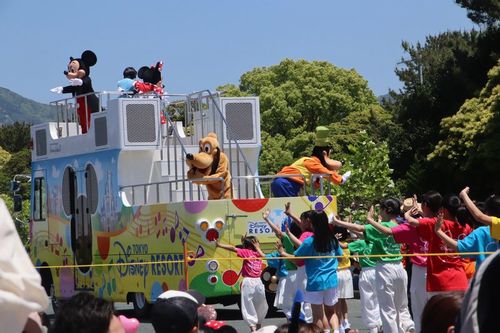 ディズニーの仲間たちと一緒に