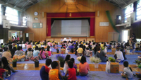 天伯小学校子ども会様花育