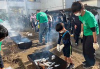 福岡おやじの会　焼き芋