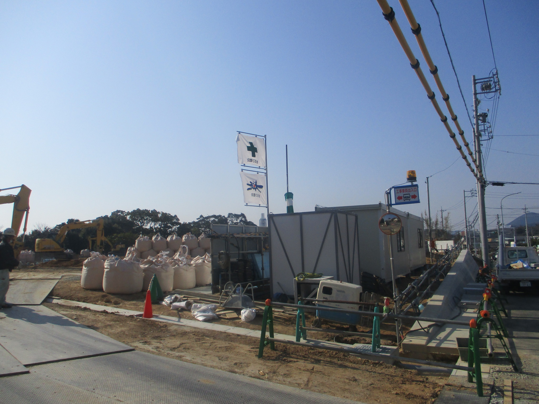 田原市ゲンキー豊島店　蔵王北荒井店　建設工事２月上旬