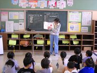 今年度はじめての読み聞かせ