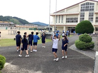 息を合わせて
