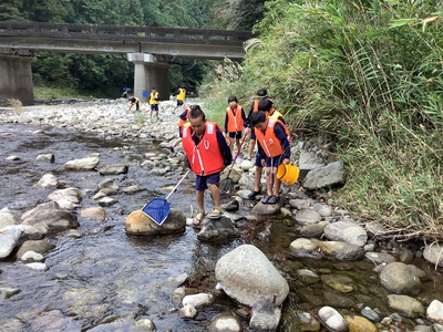 寒狭川の水質調査！