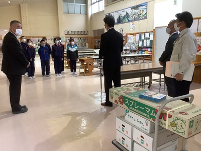 豊川用水水源地域感謝訪問にて