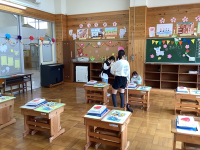 4．5  入学式準備