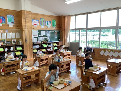 1学期給食　食べ納め