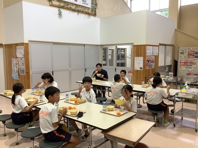 1学期給食　食べ納め