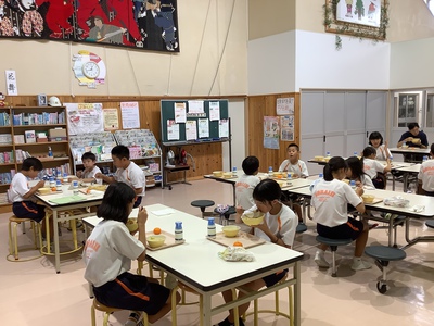 1学期給食　食べ納め