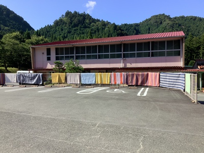 テントの片付け
