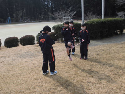 なわとびの練習