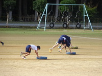 タイヤ押しリレー