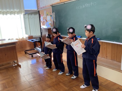 音読発表会「おとうとねずみチロ」