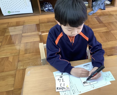 1日入学のプレゼント作り